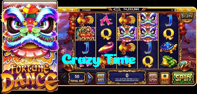 Crazy Time casino presented on mobile device in Pakistan with slots and live games