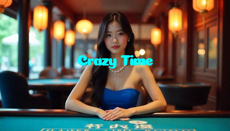 Crazy Time casino presented on mobile device in Pakistan with slots and live games